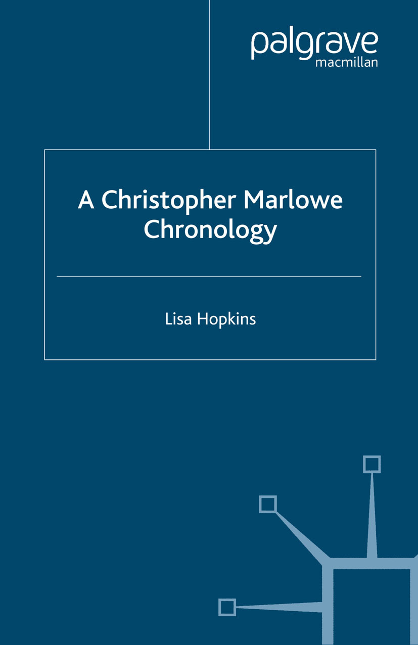 Hopkins, Lisa - A Christopher Marlowe Chronology, e-bok