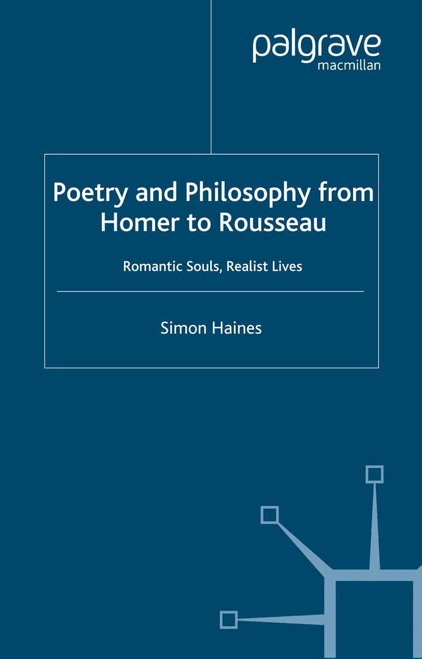 Haines, Simon - Poetry and Philosophy from Homer to Rousseau, ebook