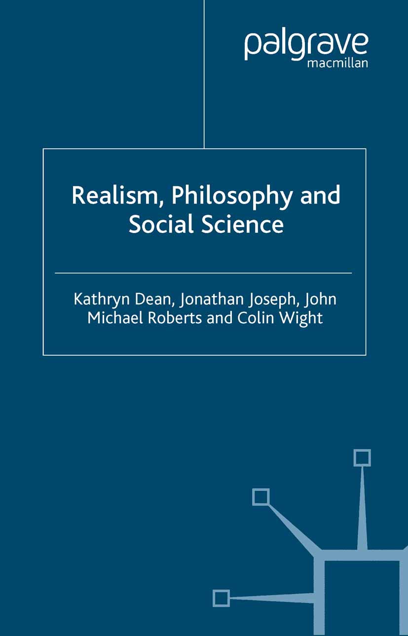 Dean, Kathryn - Realism, Philosophy and Social Science, ebook