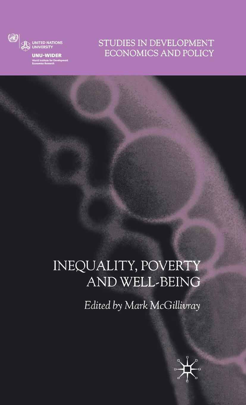 McGillivray, Mark - Inequality, Poverty and Well-being, e-bok