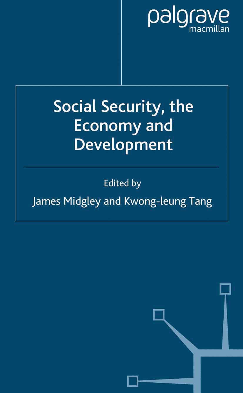 Midgley, James - Social Security, the Economy and Development, ebook