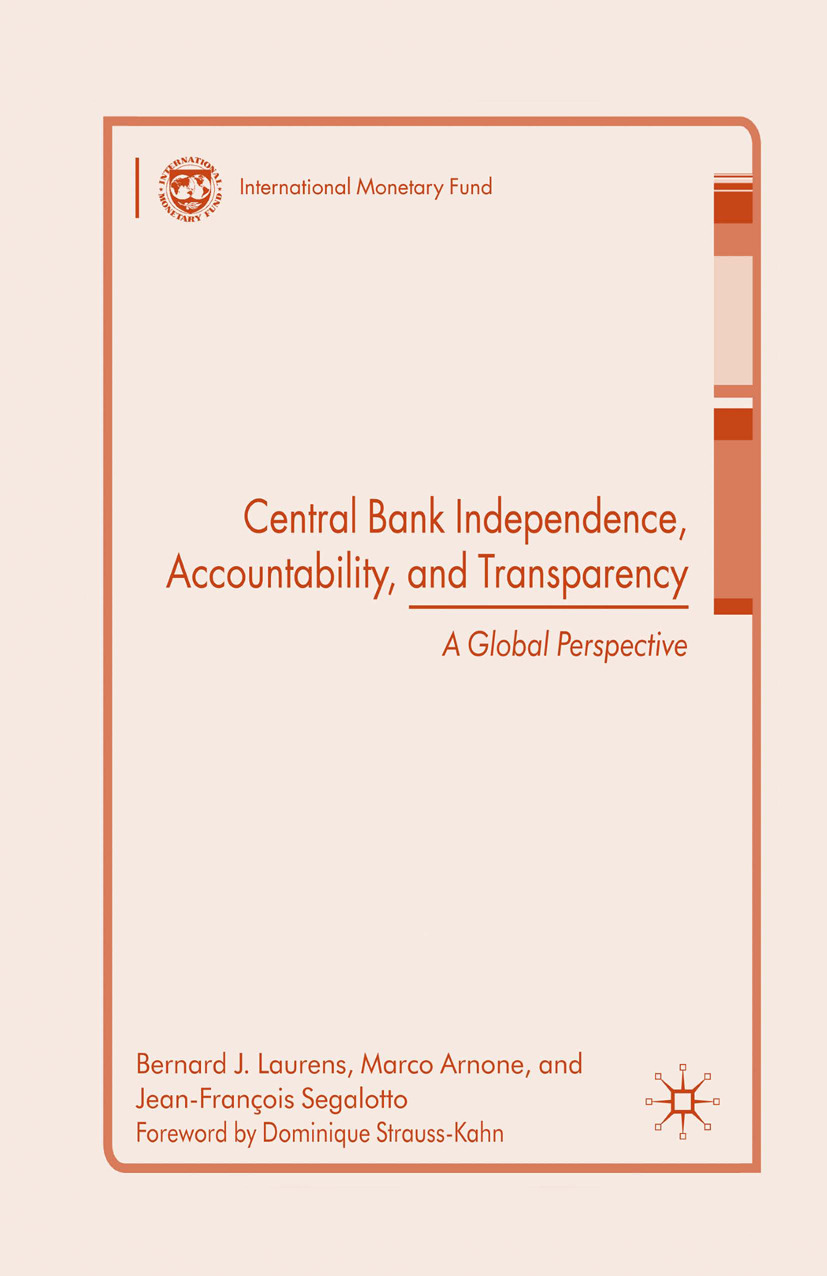 Arnone, Marco - Central Bank Independence, Accountability, and Transparency, ebook