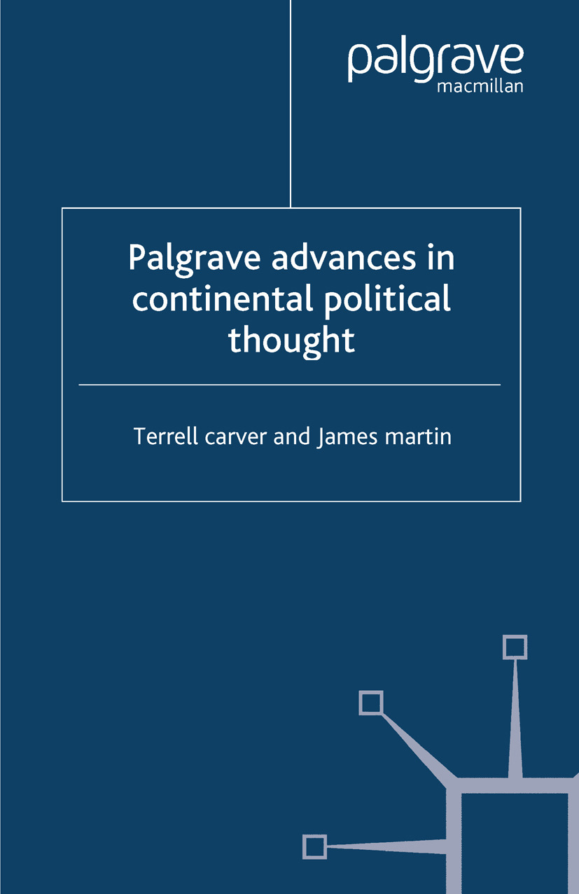 Carver, Terrell - Palgrave Advances in Continental Political Thought, ebook