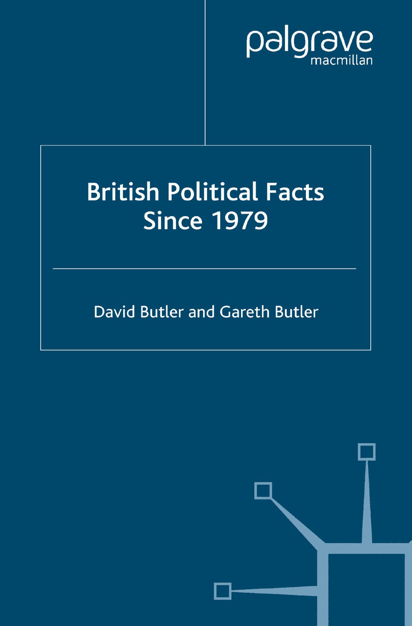 Butler, David - British Political Facts Since 1979, ebook