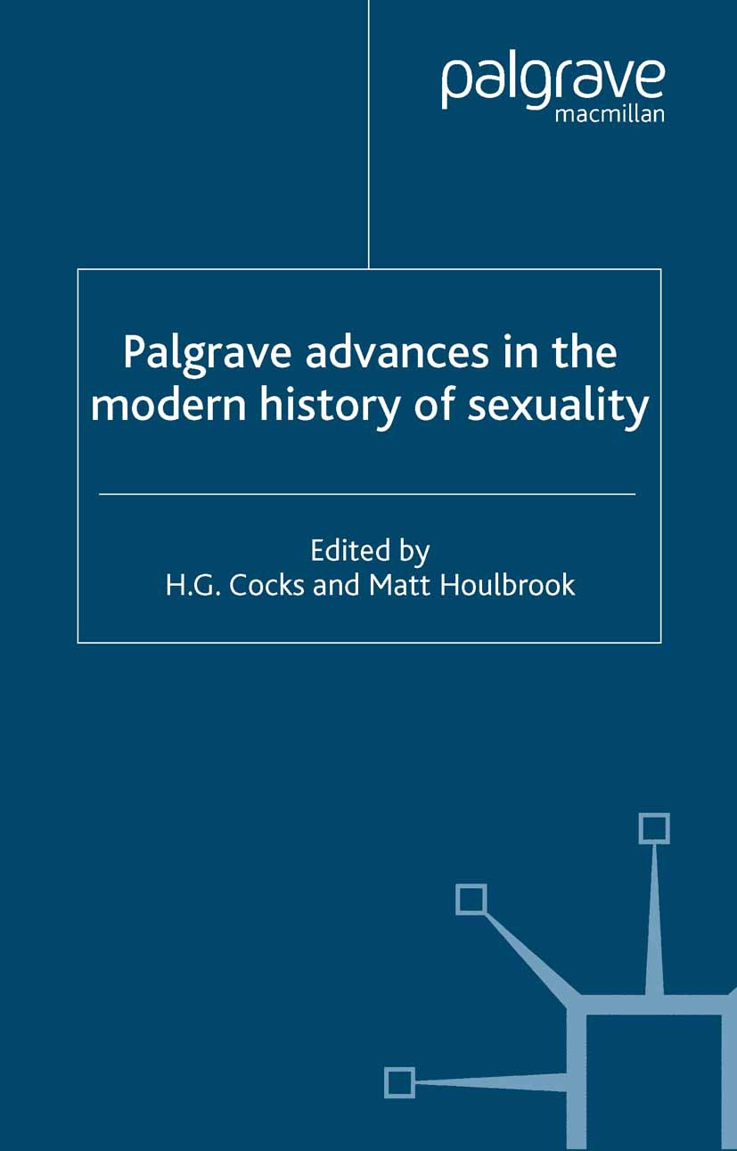 Cocks, H. G. - Palgrave Advances in the Modern History of Sexuality, e-bok