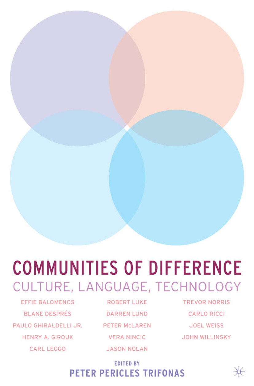Trifonas, Peter Pericles - Communities of Difference, ebook