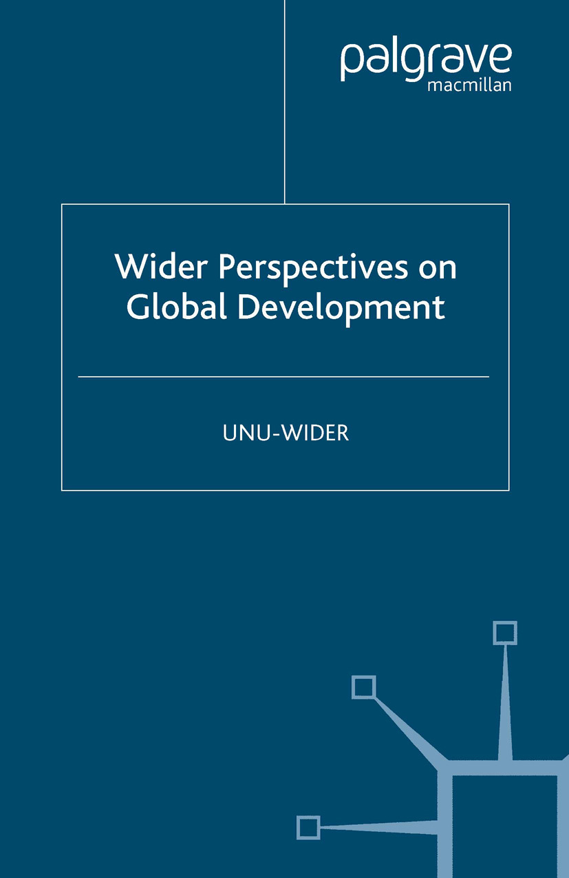 Atkinson, Anthony B. - <Emphasis Type="Italic">Wider</Emphasis> Perspectives on Global Development, e-kirja