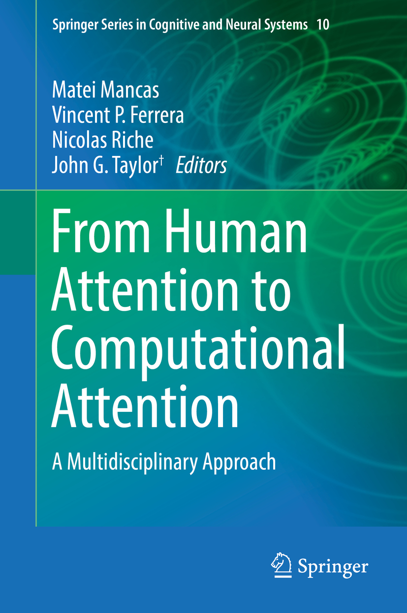 Ferrera, Vincent P. - From Human Attention to Computational Attention, ebook