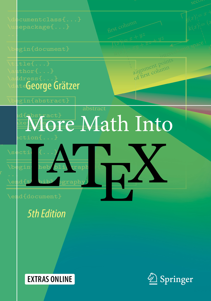 Grätzer, George - More Math Into LaTeX, ebook