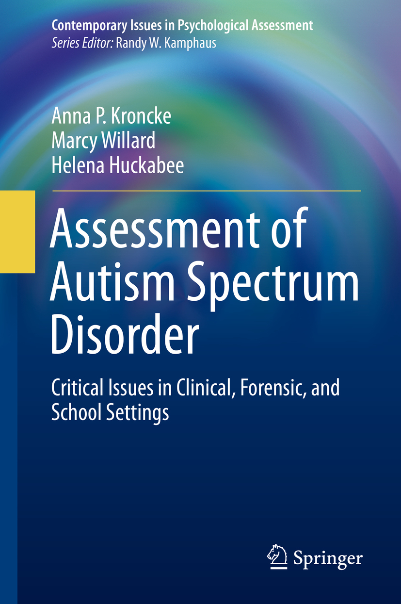 Huckabee, Helena - Assessment of Autism Spectrum Disorder, e-bok