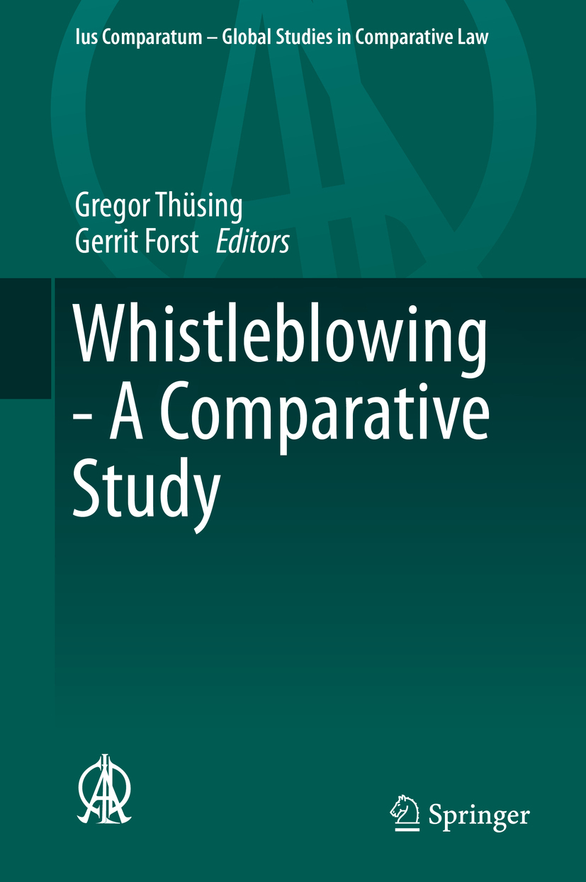 Forst, Gerrit - Whistleblowing - A Comparative Study, e-bok