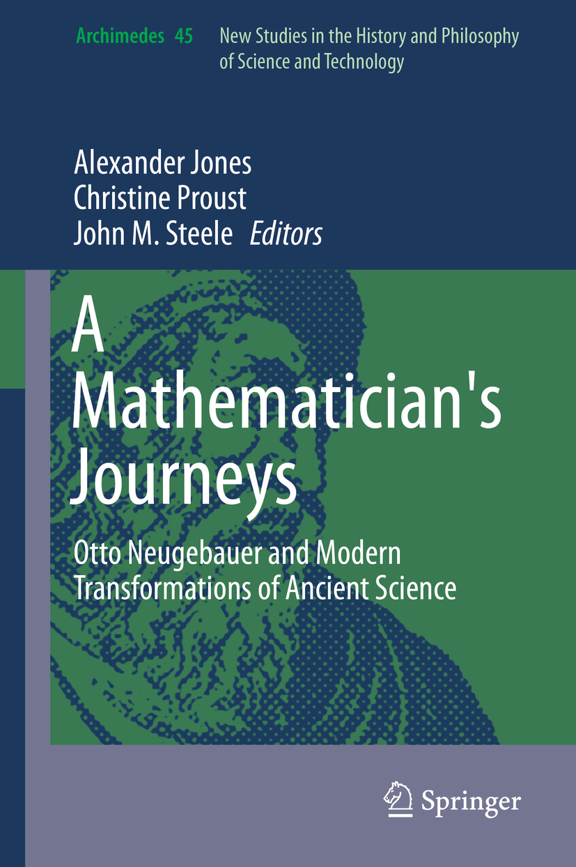 Jones, Alexander - A Mathematician's Journeys, ebook