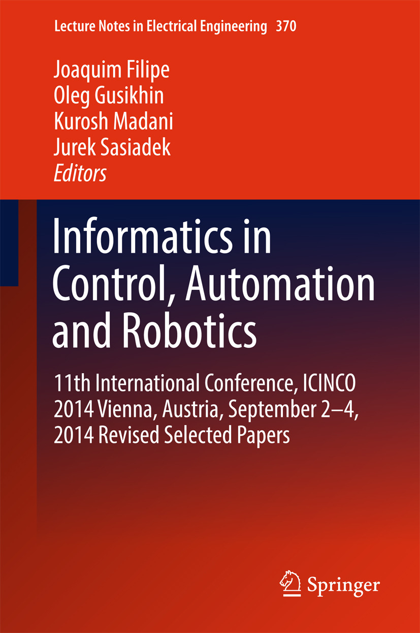 Filipe, Joaquim - Informatics in Control, Automation and Robotics, ebook