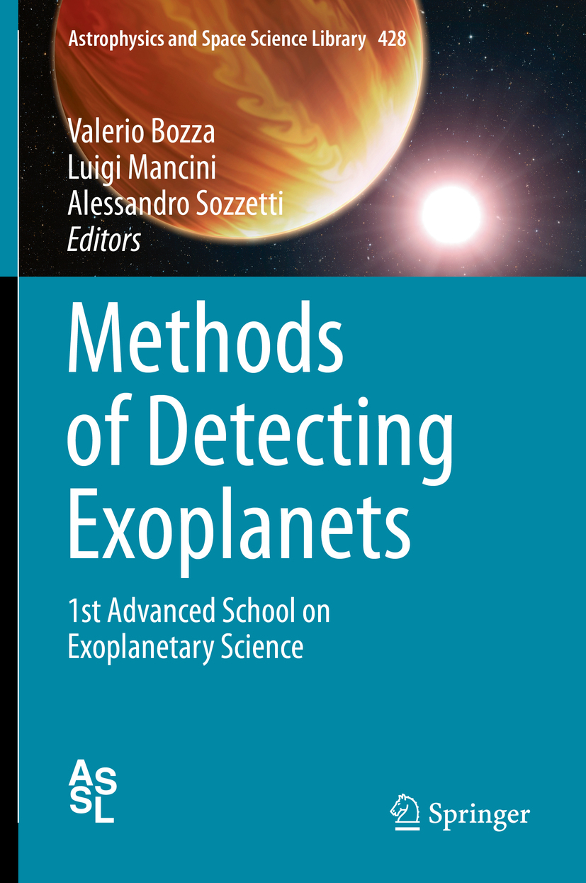 Bozza, Valerio - Methods of Detecting Exoplanets, ebook