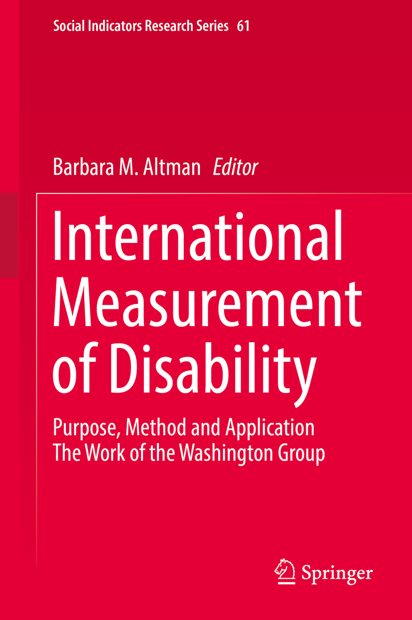 Altman, Barbara M. - International Measurement of Disability, e-bok