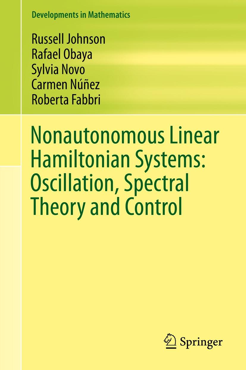 Fabbri, Roberta - Nonautonomous Linear Hamiltonian Systems: Oscillation, Spectral Theory and Control, e-kirja