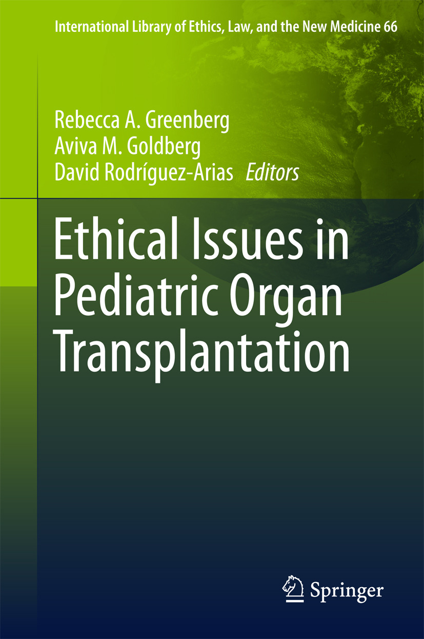 Goldberg, Aviva M. - Ethical Issues in Pediatric Organ Transplantation, e-bok