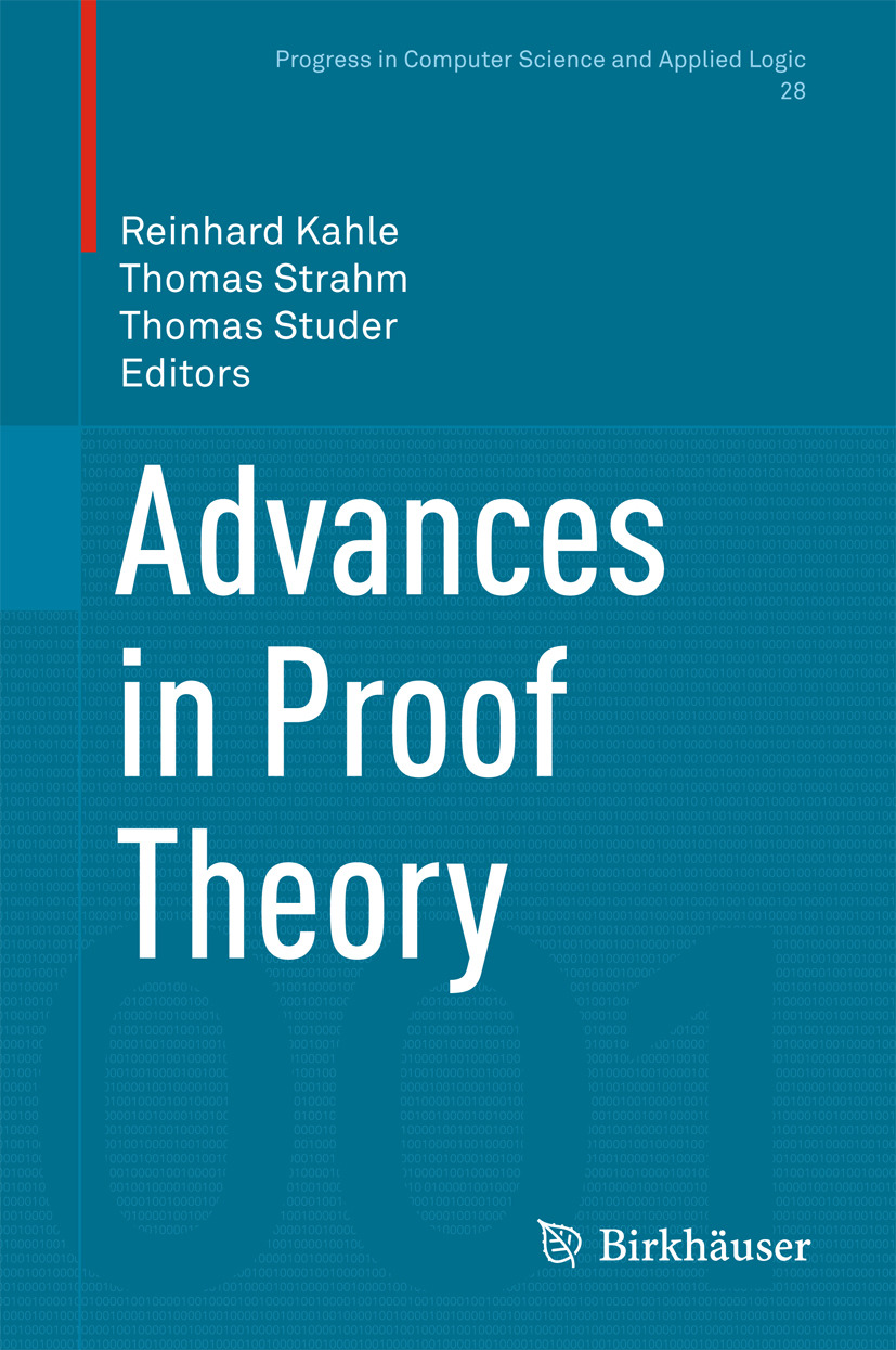 Kahle, Reinhard - Advances in Proof Theory, e-bok