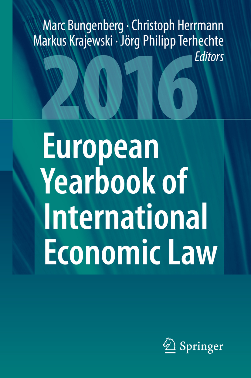 Bungenberg, Marc - European Yearbook of International Economic Law 2016, ebook
