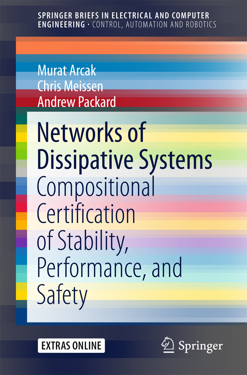 Arcak, Murat - Networks of Dissipative Systems, ebook