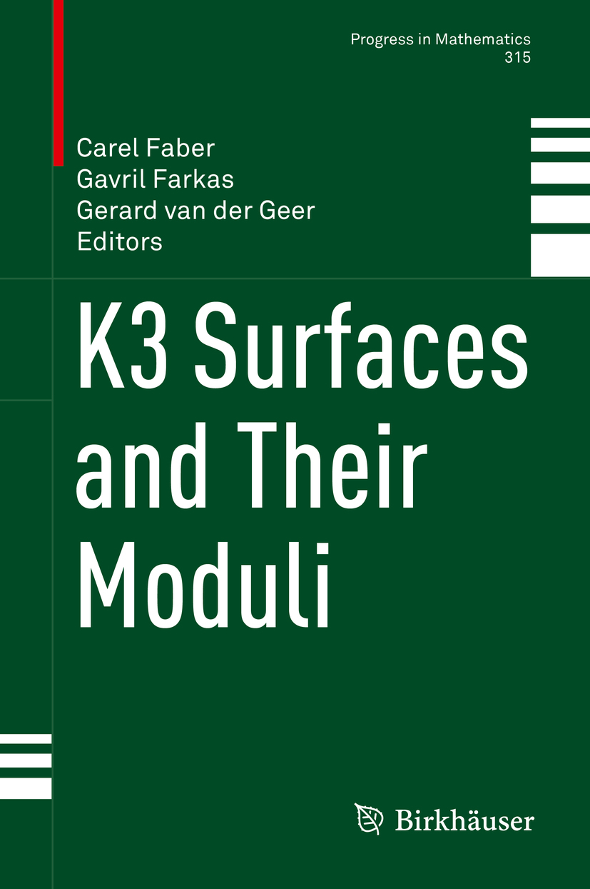 Faber, Carel - K3 Surfaces and Their Moduli, e-bok