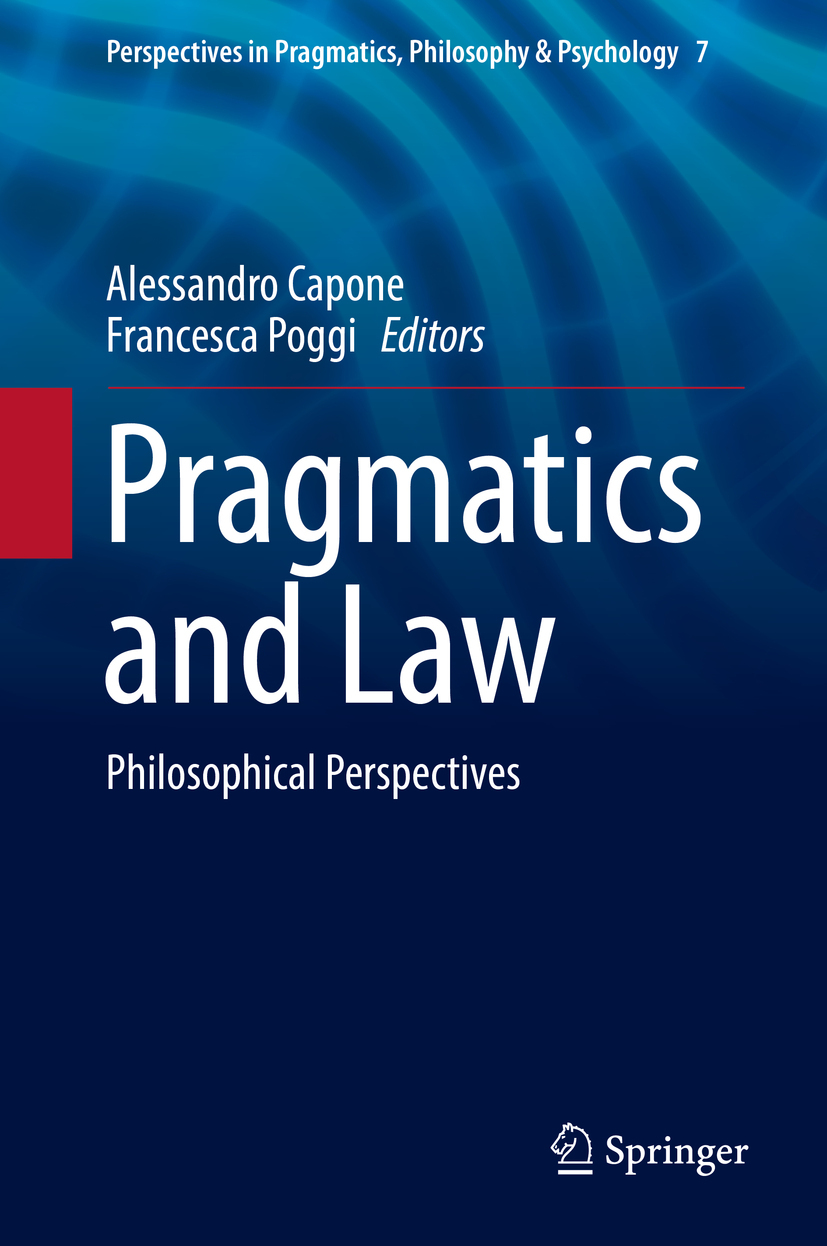 Capone, Alessandro - Pragmatics and Law, e-bok