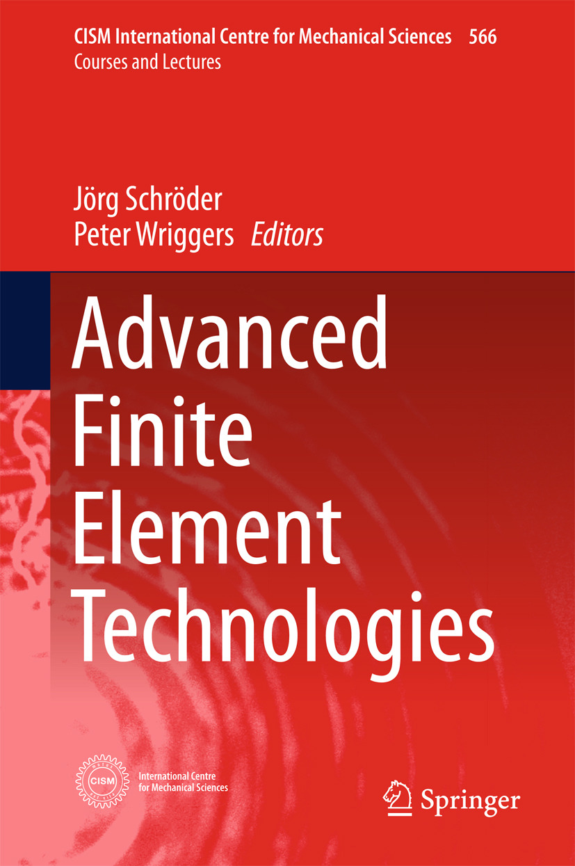 Schröder, Jörg - Advanced Finite Element Technologies, ebook