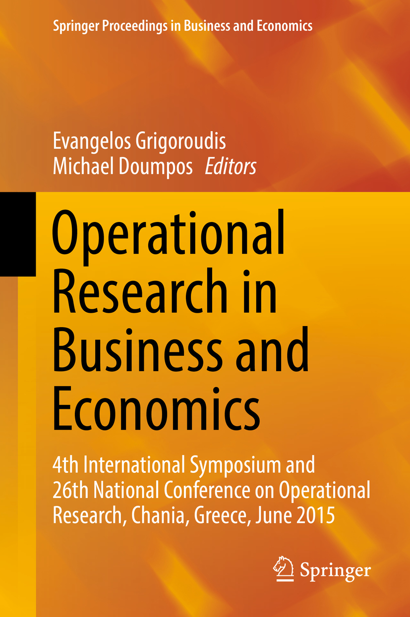 Doumpos, Michael - Operational Research in Business and Economics, e-bok