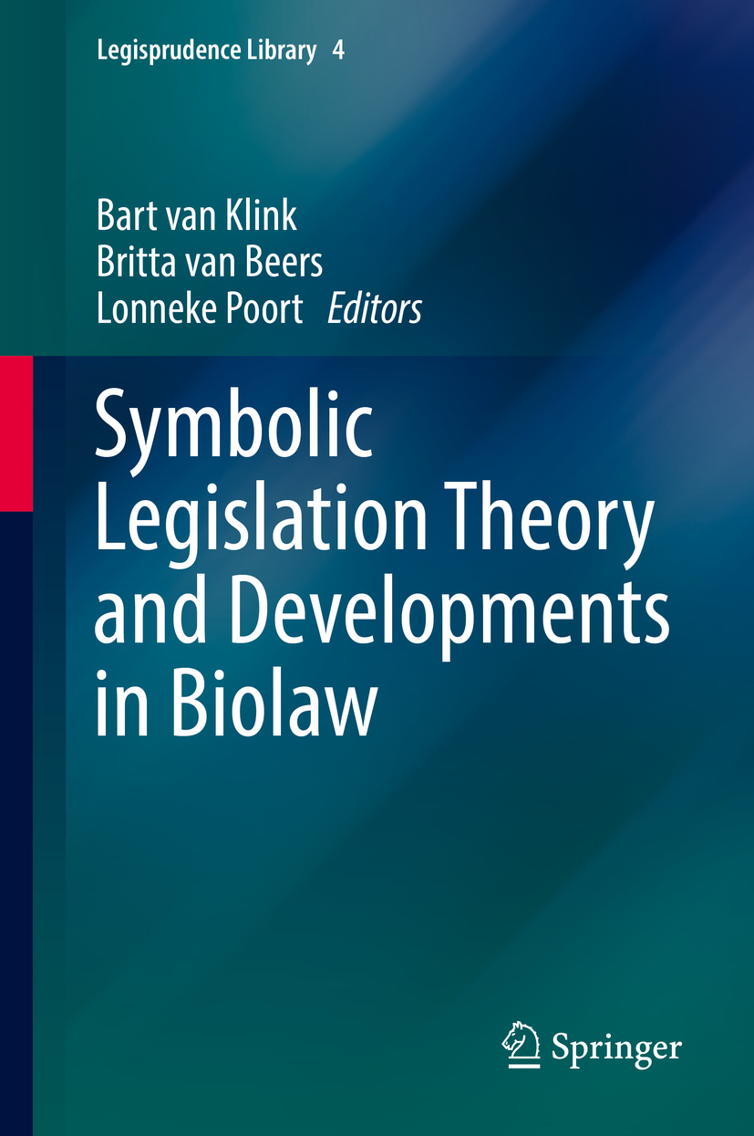 Beers, Britta van - Symbolic Legislation Theory and Developments in Biolaw, ebook