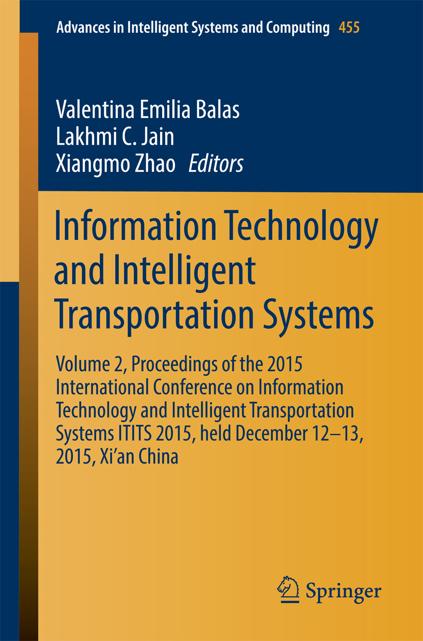 Balas, Valentina Emilia - Information Technology and Intelligent Transportation Systems, ebook