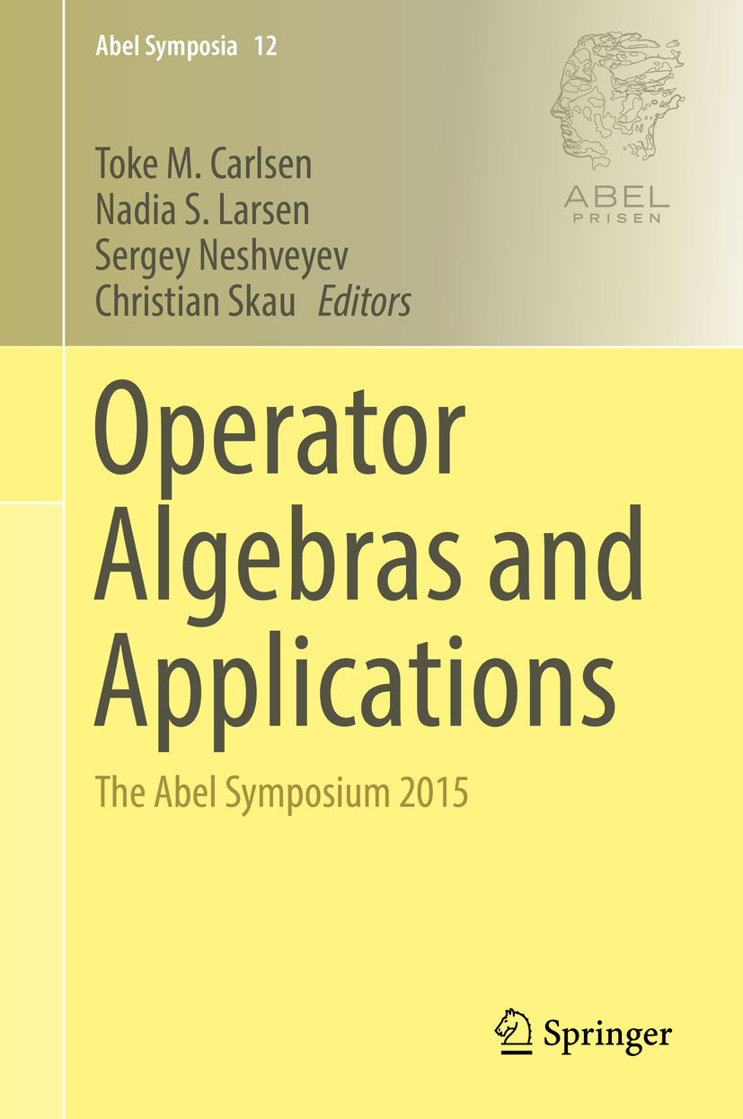 Carlsen, Toke M. - Operator Algebras and Applications, e-bok