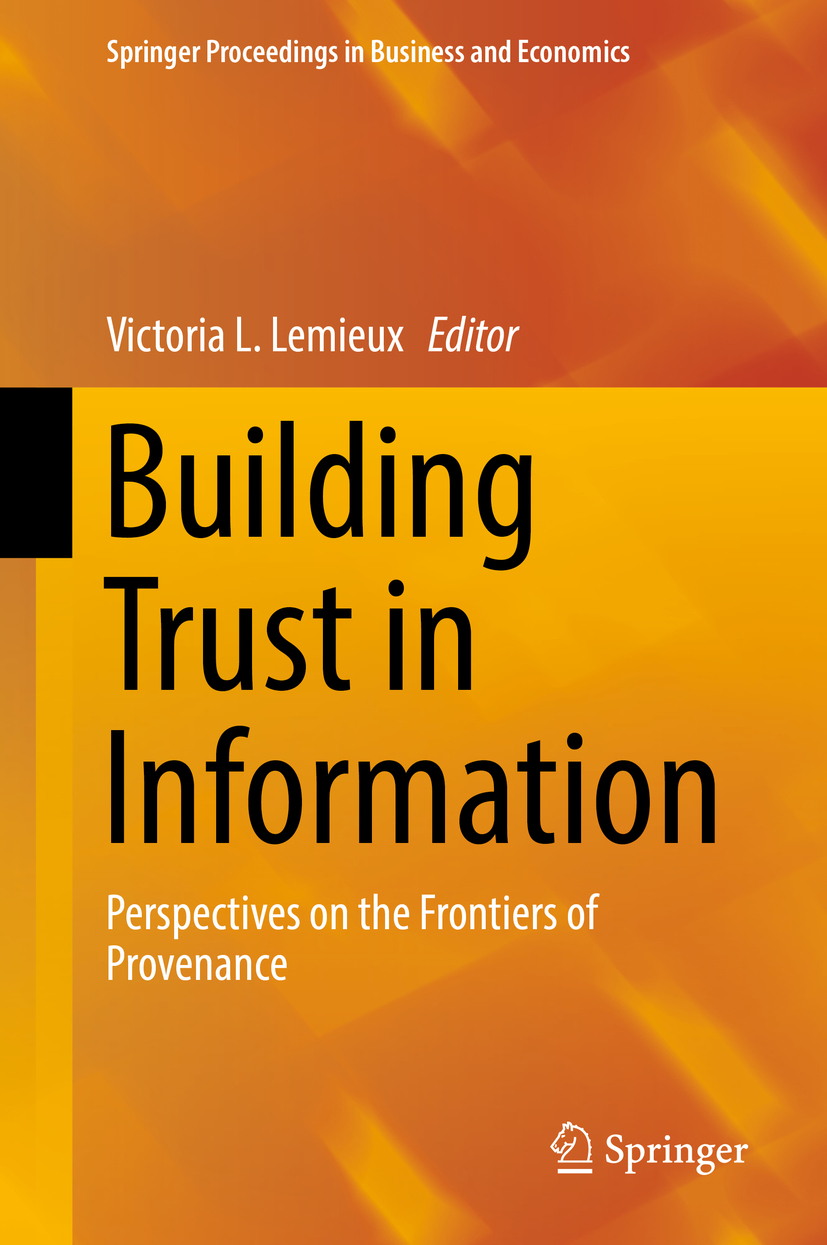 Lemieux, Victoria L. - Building Trust in Information, e-bok