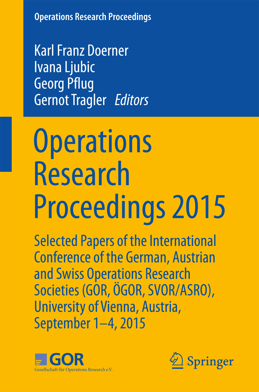 Doerner, Kar - Operations Research Proceedings 2015, e-bok