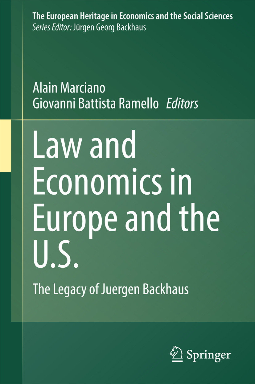 Marciano, Alain - Law and Economics in Europe and the U.S., ebook
