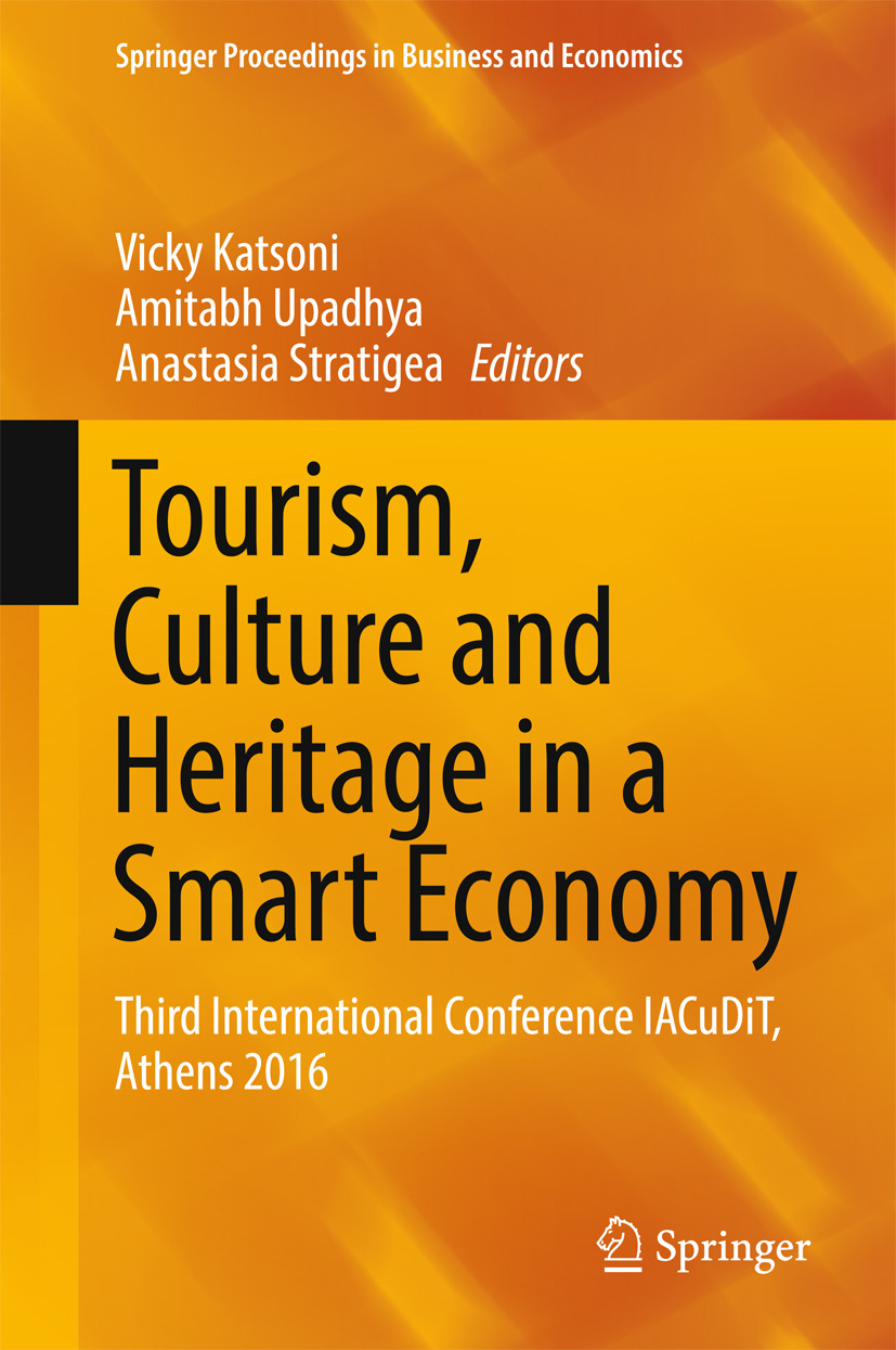 Katsoni, Vicky - Tourism, Culture and Heritage in a Smart Economy, ebook