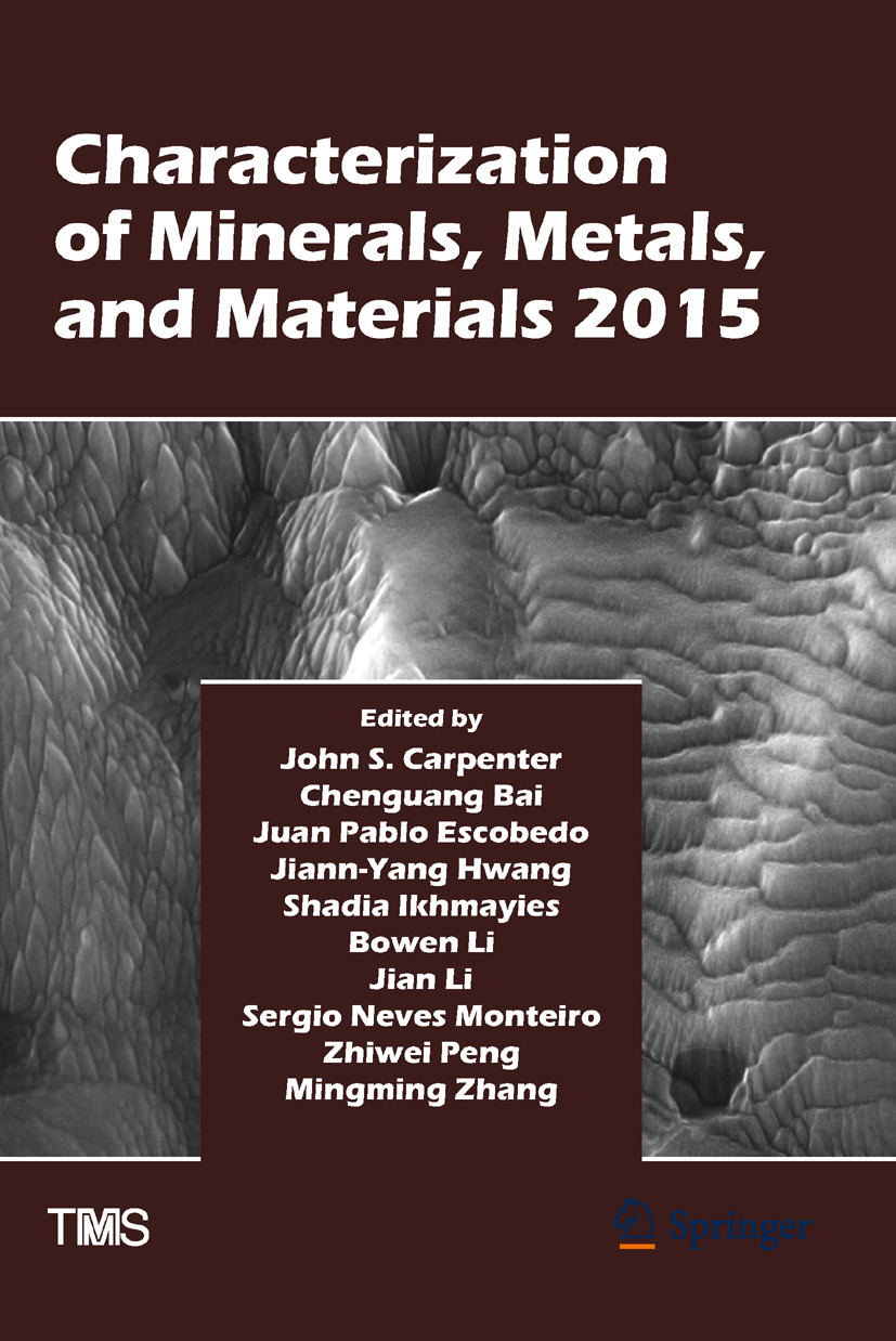 Bai, Chenguang - Characterization of Minerals, Metals, and Materials 2015, e-bok