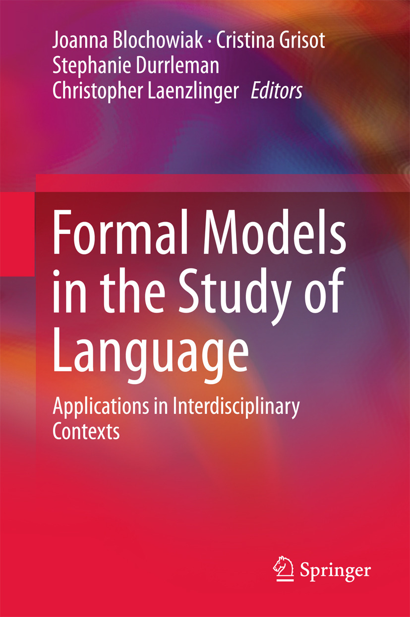 Blochowiak, Joanna - Formal Models in the Study of Language, ebook