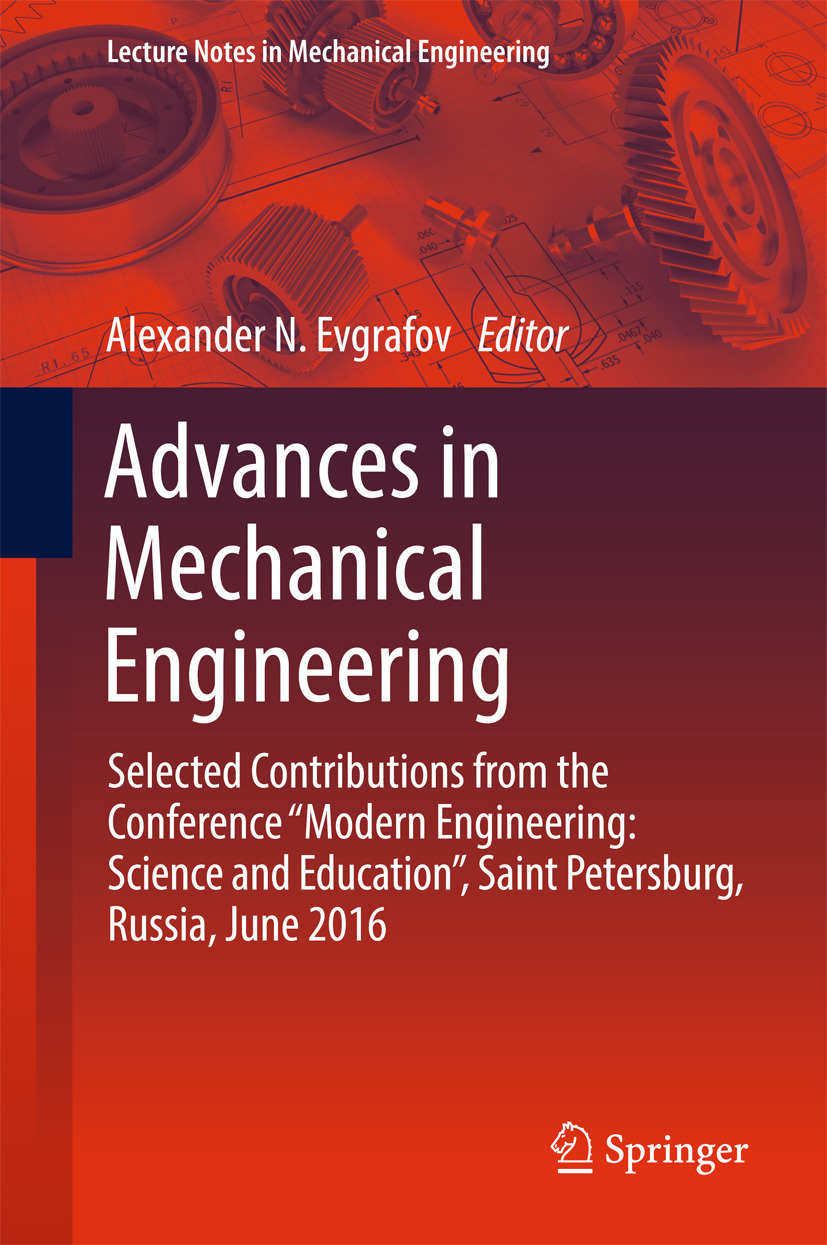 Evgrafov, Alexander N. - Advances in Mechanical Engineering, ebook