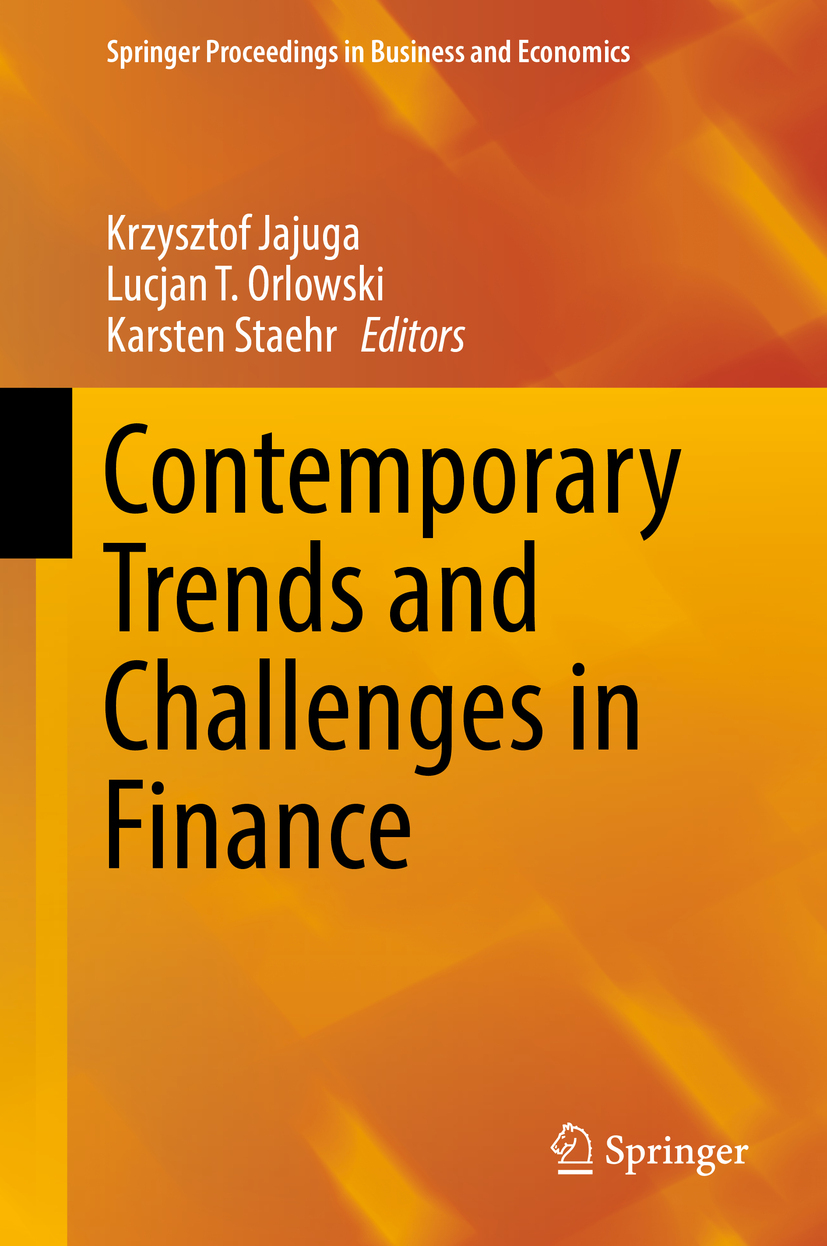 Jajuga, Krzysztof - Contemporary Trends and Challenges in Finance, e-bok