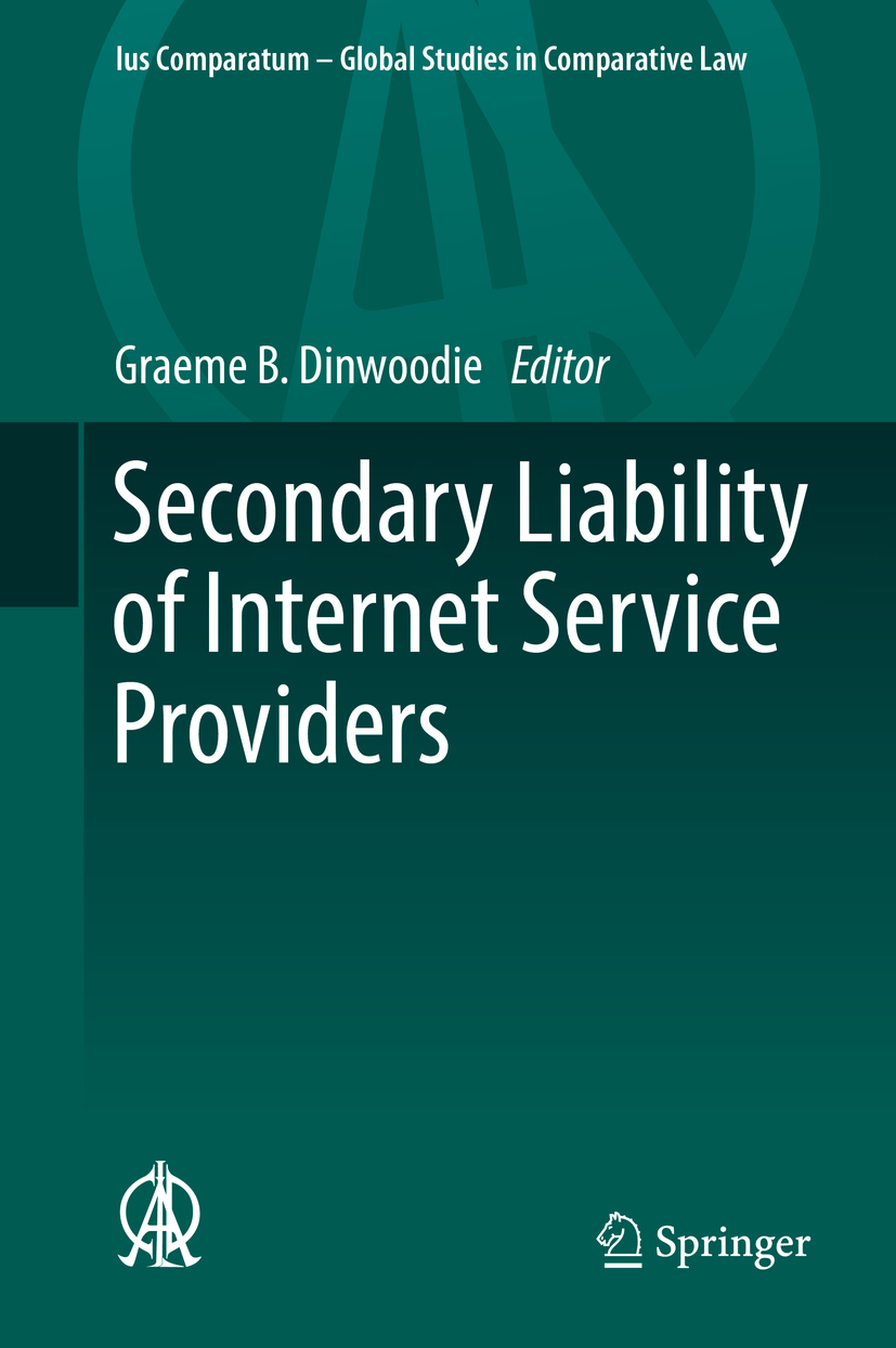 Dinwoodie, Graeme B. - Secondary Liability of Internet Service Providers, ebook