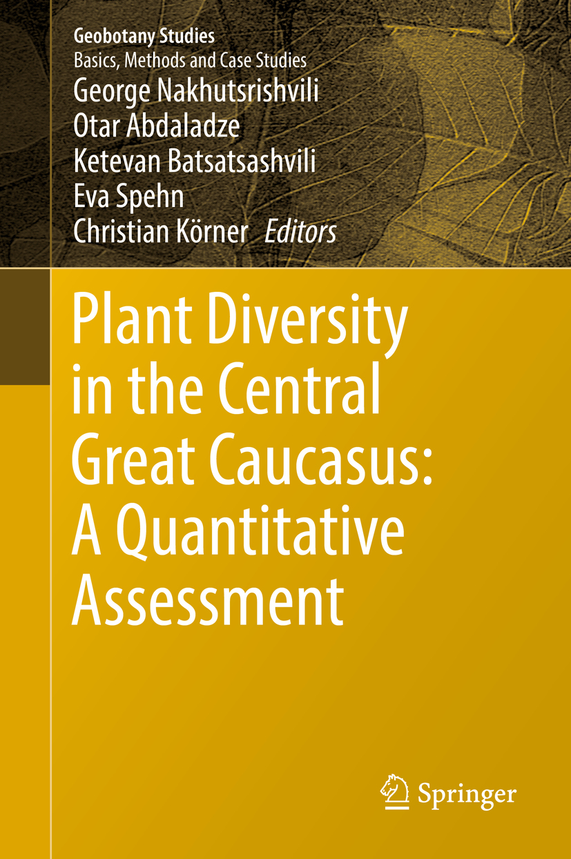 Abdaladze, Otar - Plant Diversity in the Central Great Caucasus: A Quantitative Assessment, ebook