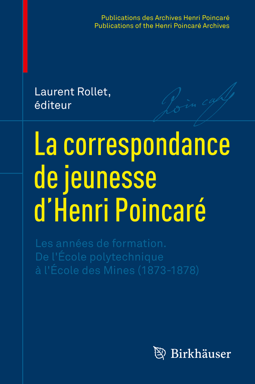 Rollet, Laurent - La correspondance de jeunesse d’Henri Poincaré, ebook