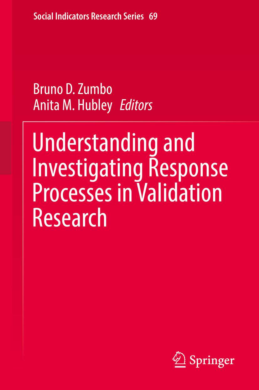 Hubley, Anita M. - Understanding and Investigating Response Processes in Validation Research, ebook