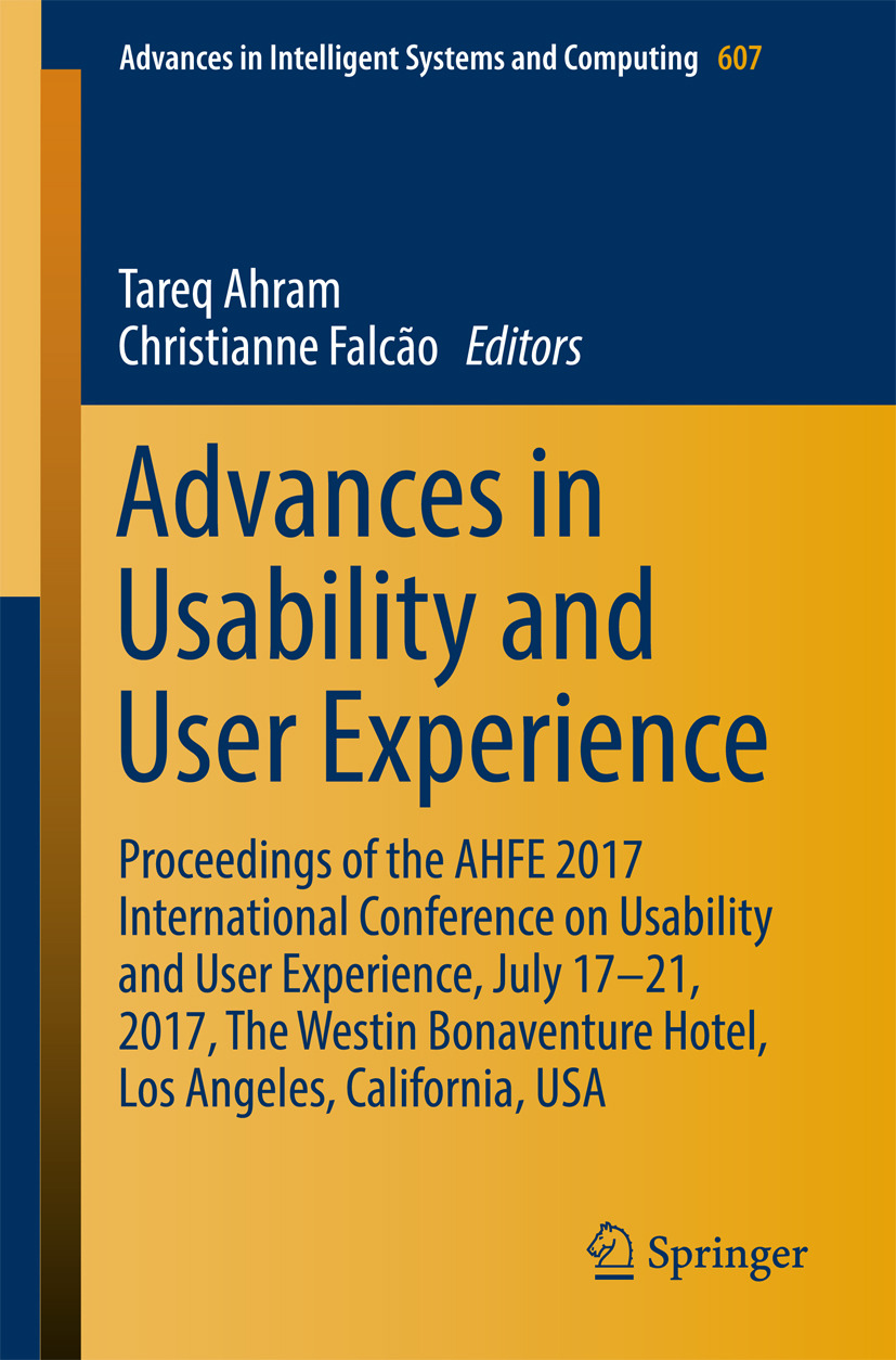 Ahram, Tareq - Advances in Usability and User Experience, ebook
