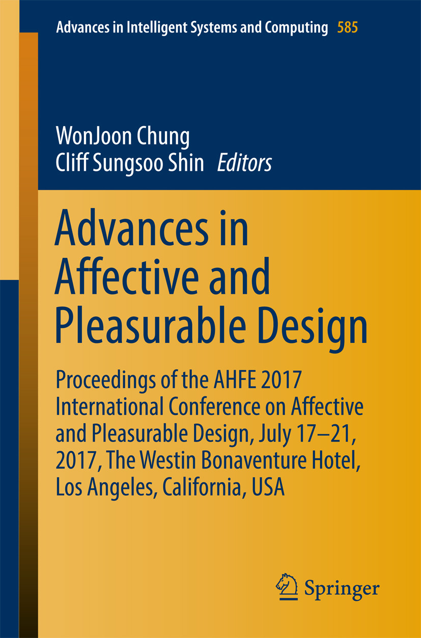Chung, WonJoon - Advances in Affective and Pleasurable Design, ebook