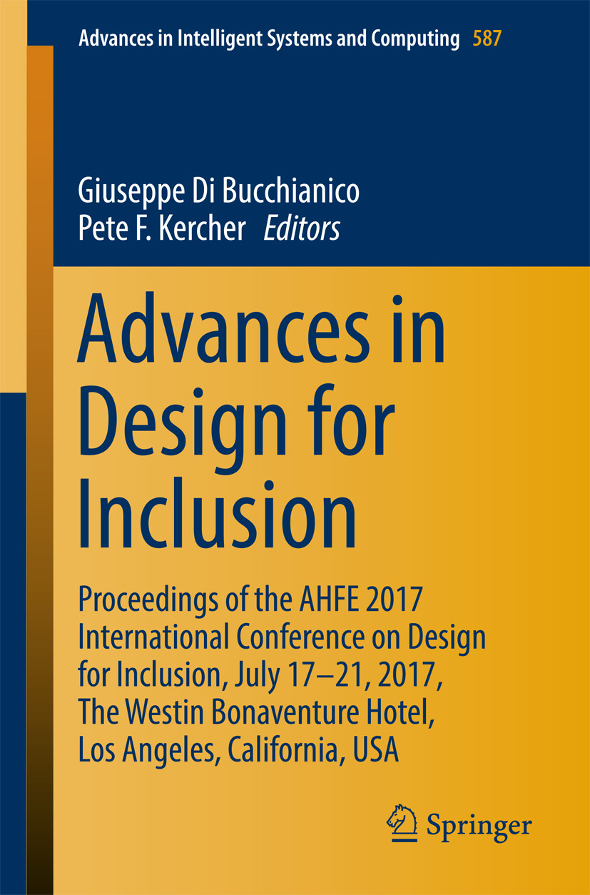 Bucchianico, Giuseppe Di - Advances in Design for Inclusion, e-bok