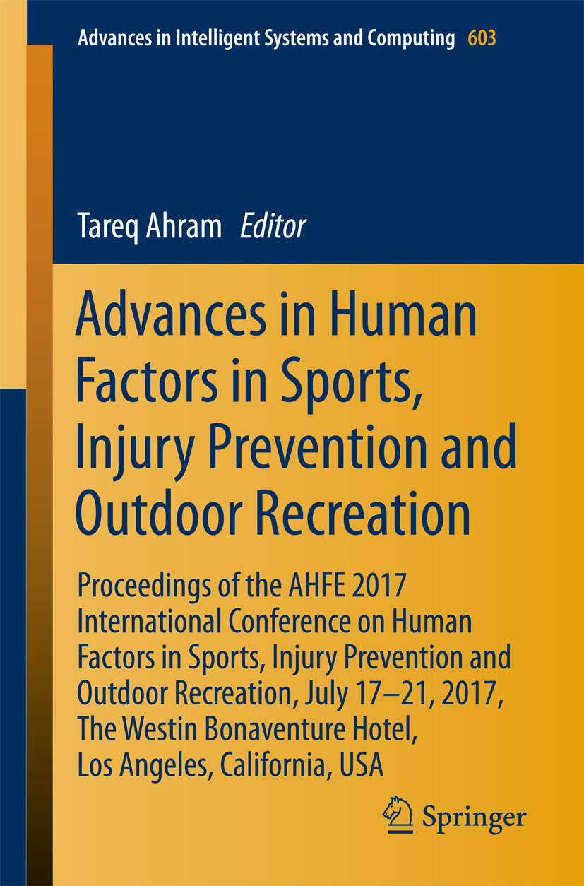 Ahram, Tareq - Advances in Human Factors in Sports, Injury Prevention and Outdoor Recreation, e-kirja