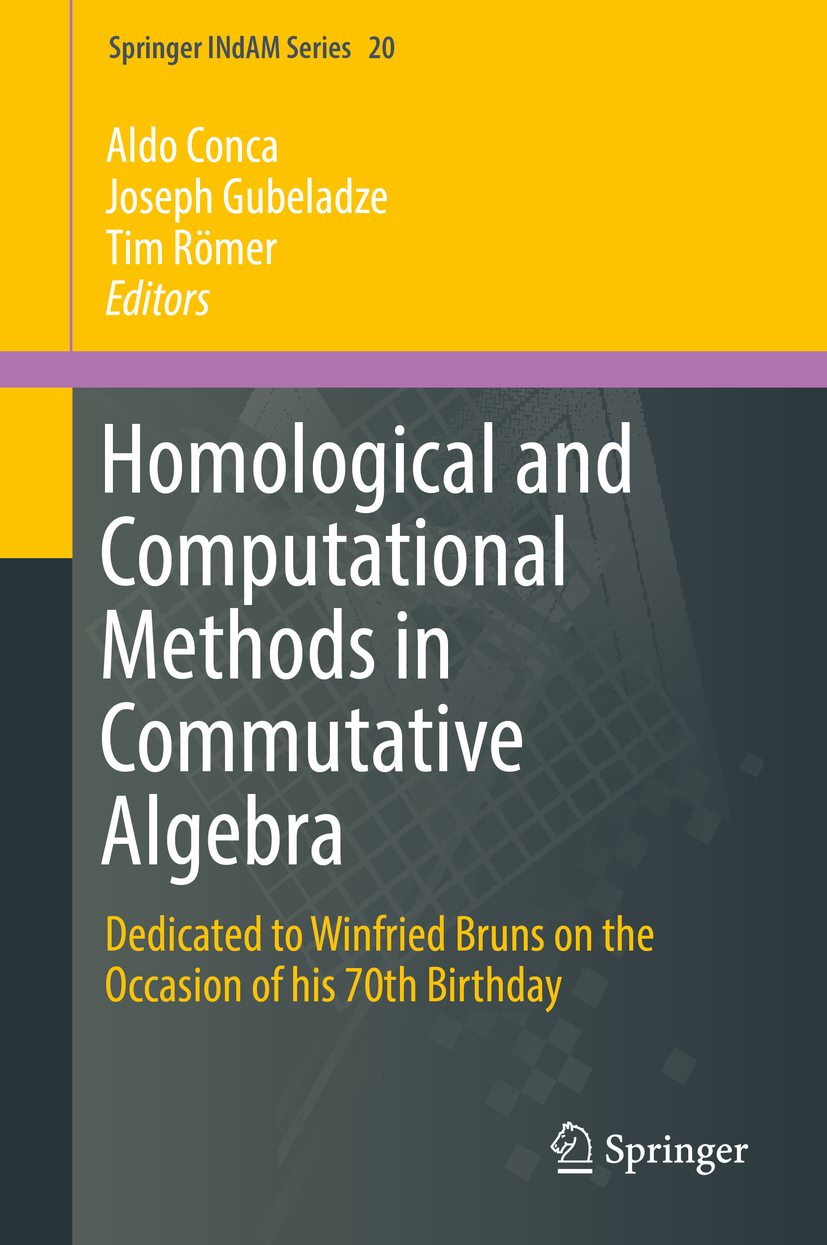 Conca, Aldo - Homological and Computational Methods in Commutative Algebra, ebook
