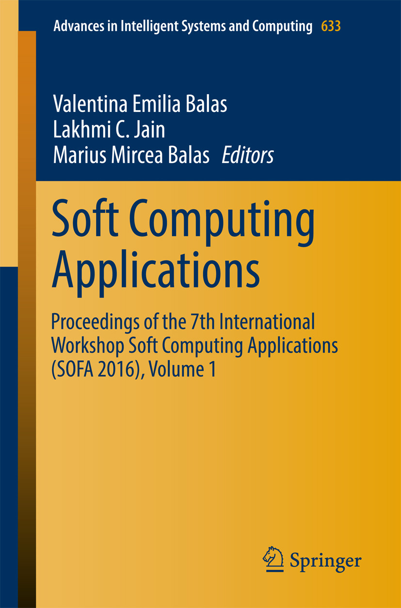 Balas, Marius Mircea - Soft Computing Applications, ebook