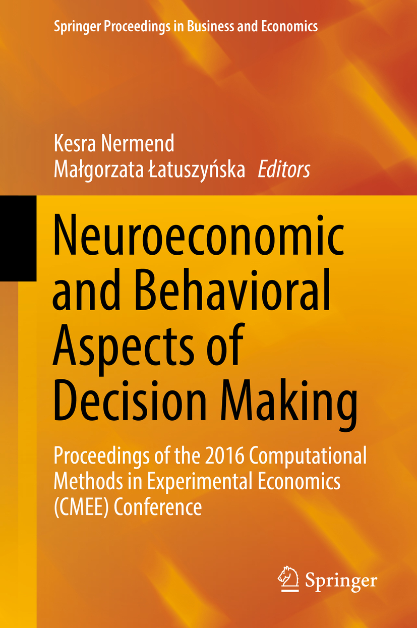 Nermend, Kesra - Neuroeconomic and Behavioral Aspects of Decision Making, e-bok